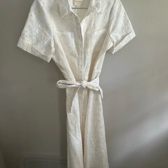 Sezane | Dresses | Nwt Sezane Adele White Lace Dress | Poshmark Sezane | Dresses | Nwt Sezane Adele White Lace Dress | Poshmark